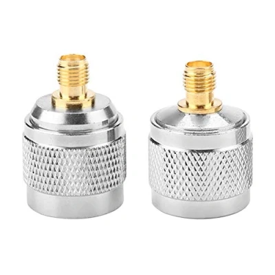 Abbildung von Oumefar 2 Stück Typ N Stecker auf SMA Buchse HF Koax Koaxialadapter Testkonverter Adapter