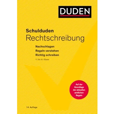 Abbildung von Schulduden Rechtschreibung: Nachschlagen Regeln verstehen Richtig schreiben