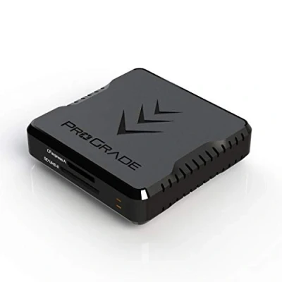 Abbildung von CFexpress Typ A und SDXC/SDHC UHS II Kartenleser mit Zwei Steckplätzen USB 3.2 Gen 2 von ProGrade Digital (PG09)