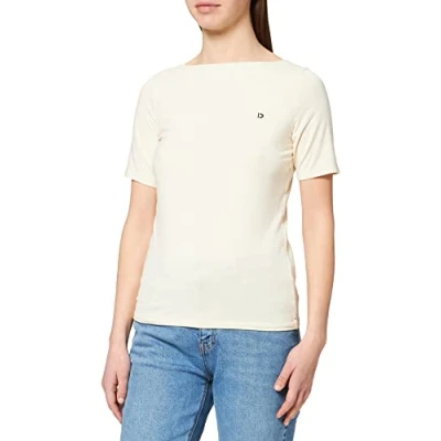 Abbildung von TOM TAILOR Denim Damen 1031479 Basic T Shirt, 22519 soft Creme beige, XL