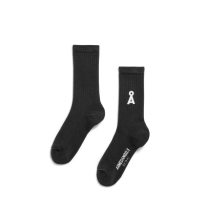 Abbildung von ARMEDANGELS SAAMUS BOLD Damen 39 42 Black Accessoires Socken Regular Fit