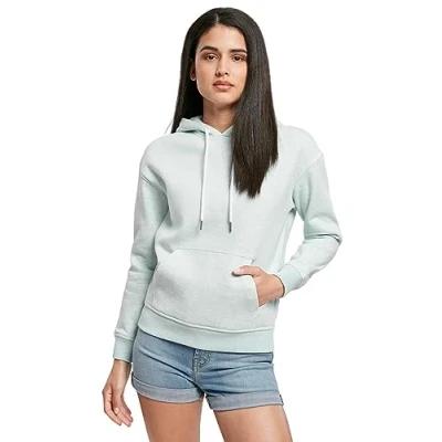 Abbildung von Urban Classics Kapuzenpullover, Damen, Größe: XS, Aqua melange