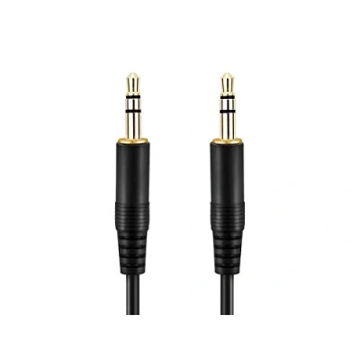Abbildung von conecto 1,5 m Stereo Aux Kabel 2 mal 3,5 mm Stecker Klinke vergoldet Ultraslim Audio