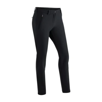 Abbildung von Maier Sports Helga SLIM Outdoorhose, Damen, Größe: 19, Schwarz
