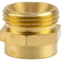 Abbildung von Reduzier Messing Gewindenippel 33,3mm (G 1&quot;) &gt; 26,5mm 3/4&quot;), Verbindung