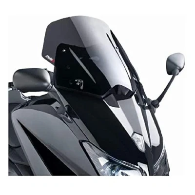 Abbildung von Puig 6036F Windschutzscheibe V Techline Yamaha TMax 12 13 Transparent / Dunkelgrau Rauch