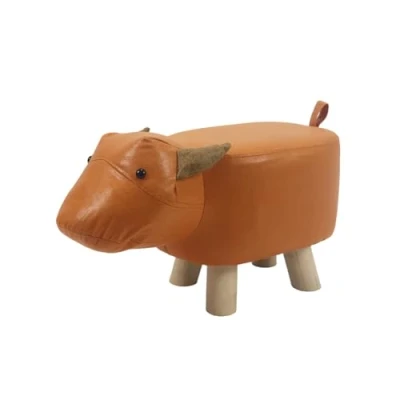 Abbildung von HTI Living Kinderhocker Enrik Kuh (Stück, 1 St., Hocker), Tierhocker Sitzhocker