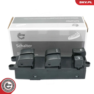 Abbildung von ESEN SKV 37SKV497 Schalter, Fensterheber fahrerseitig NISSAN: Pathfinder 3, Almera II Schrägheck