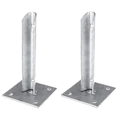 Abbildung von Alberts Pfostenträger, (Set, 2 St.), für Zaunpfosten, Pfosten Ø 34 mm