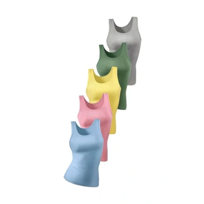 Abbildung von petite fleur Unterhemd, (5er Pack), aus weicher Doppelripp Qualität, Tanktop, Unterziehshirt