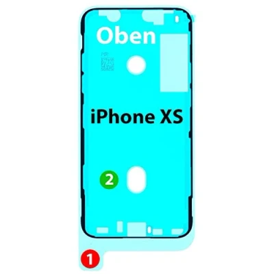Abbildung von NG Mobile Klebefolie Display für Apple iPhone XS Klebepad Kleberahmen Klebestreifen Handy Rahmen Kleber Dichtung Sticker Smartphone