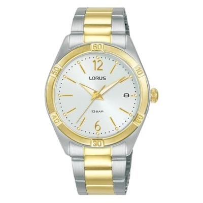 Abbildung von Lorus Damen Analog Quarz Uhr mit Edelstahl Armband RH980QX9