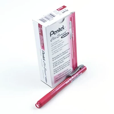 Abbildung von Pentel Clic Radiergummi, einziehbarer Radiergummi Nachfüllbar rot