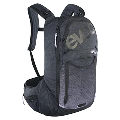 Abbildung von EVOC TRAIL PRO SF 12l Rucksack für Trailriding &amp; Renneinsätze, Backpack (leichter Fahrradrucksack, LITESHIELD PLUS Rückenprotektor, 2l Trinkblasenfach, Größe: XS), Mehrfarbig