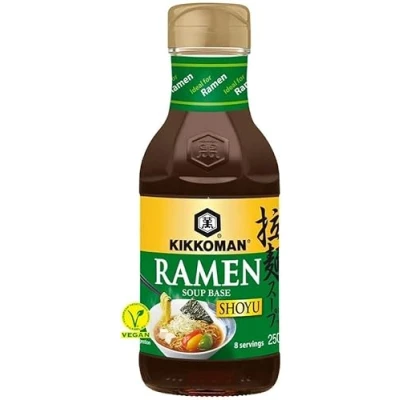 Abbildung von KIKKOMAN Konzentrierte Ramen Nudelsuppenbasis, Shoyu (Sojasauce) Geschmack, vegan, 250 ml 8 Portionen