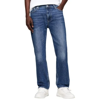 Abbildung von Tommy Jeans DAD Regular Tapered Fit, Herren, Größe: 29x32, Denim dark