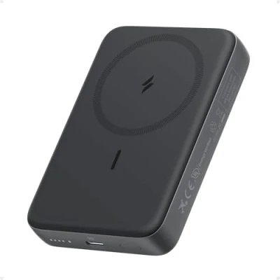 Abbildung von Anker Zolo magnetische Powerbank, kompaktes 10.000mAh Ladegerät mit 30W Max. Schnellladen, kabellos und portabel, hautfreundlicher robuster Akku, für iPhone 16/15/14 Serie, AirPods mehr