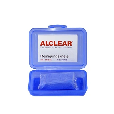 Abbildung von ALCLEAR 721B Reinigungsknete Auto Lackreinigung Clay Bar blau 200 g, für Autopflege und Autopolitur mit Poliermaschine