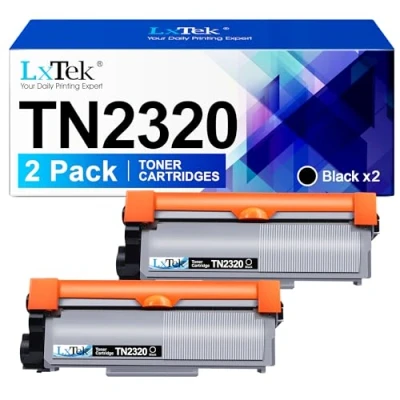 Abbildung von LxTek TN2320 Toner Kompatibel für Brother TN 2320 2310 MFC L2700DW L2700DN L2720DW HL L2340DW L2300D DCP L2520DW L2540DN L2740DW L2360DN (2 Schwarz)