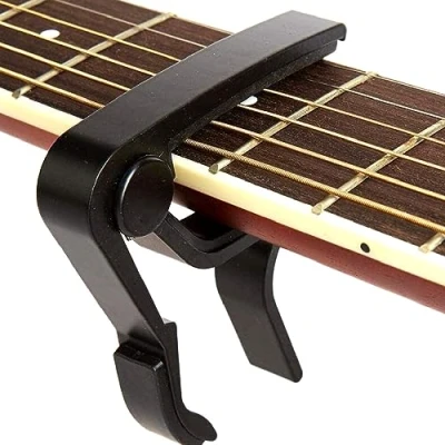 Abbildung von Kapodaster für gitarre gitarren zubehör Capo capodaster,Kapodaster Guitar Akustische Gitarre, E Westerngitarre, Akustikgitarre, Konzertgitarre, Bass, Ukulele