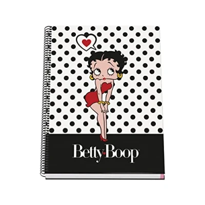 Abbildung von Dohe A4 Notizbuch (kaschierter Einband innen kariert 5 mm) Betty Boop