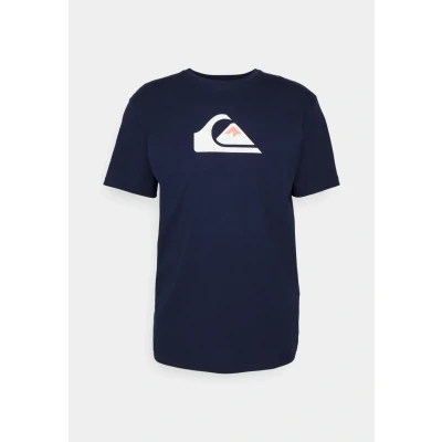 Abbildung von Quiksilver Complogo BYJ0 Tshirt print, Herren, Größe: XS, Navy blazer