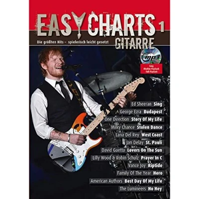 Abbildung von Easy Charts Gitarre: Die größten Hits für Gitarre spielerisch leicht gesetzt. Gitarre, E Gitarre. Spielbuch.