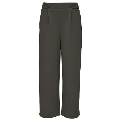 Abbildung von QS Culotte Stoffhose, Damen, Größe: 36, Anthrazit