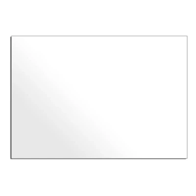 Abbildung von Musiclily 435x290mm Pickguard Blank Schlagbrett Rohling Material für Fender Strat Tele E Gitarre und Bass, 1 lagig Silver Mirror