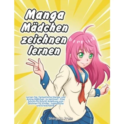 Abbildung von Manga Mädchen Zeichnen lernen: Lernen Sie, fantastische und Anime zu Eine Schritt für Anleitung zum Kinder, Jugendliche Erwachsene