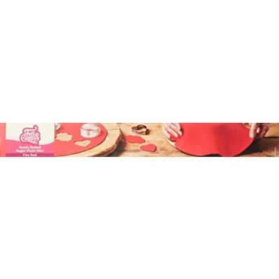 Abbildung von FunCakes Ausgerollte Rollfondant Disc Feuerrot: Köstliches Vanille Aroma, bereits gerollt, einfach zu verwenden, perfekt für die Kuchendekoration, 430 g