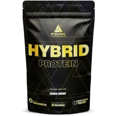 Abbildung von PEAK Hybrid Protein 900g Geschmack Cookie Dough I 30 Portionen Proteinquellen: Milchprotein Konzentrat, Whey Isolat &amp; Ei für kontinuierliche Aminosäureversorgung Muskelaufbau 900 g