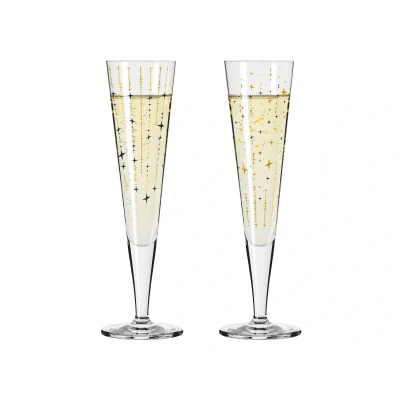 Abbildung von RITZENHOFF Goldnacht Champagnerglas 2er Set (S. Eikler) H24