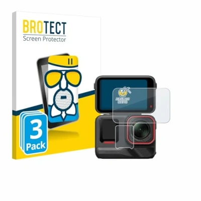 Abbildung von BROTECT Entspiegelungs Schutzglas für Insta360 Ace Pro 2 (3 Stück) Schutz Folie Panzerfolie Glas Matt [Extrem Kratzfest 9H, Anti Reflex]