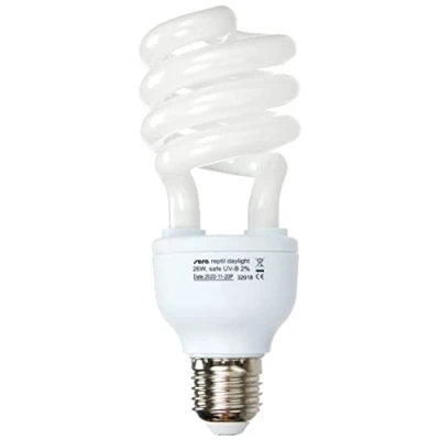 Abbildung von Reptilien Tageslicht Kompaktlampe / 2 % UV B 26 W