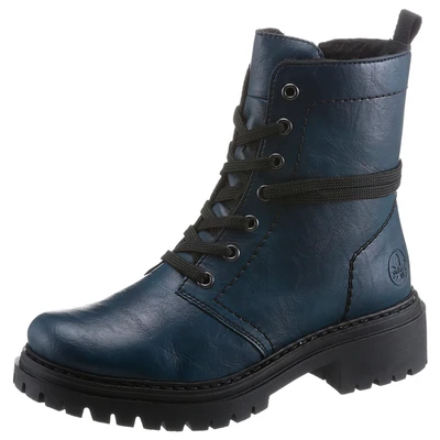 Abbildung von Rieker Snowboot/Winterstiefel, Damen, Größe: 36, Petrol Schuhe