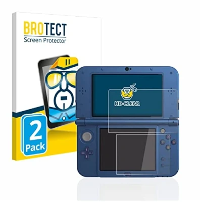 Abbildung von BROTECT (2 Stück Schutzfolie für Nintendo New 3DS XL Displayschutz Folie Ultra Klar