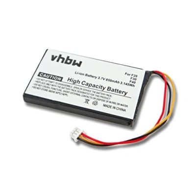 Abbildung von vhbw 1x Akku Ersatz für Navman BT000021C GPS Navigation Navi (850 mAh, 3,7 V, Li Ion)