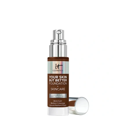 Abbildung von IT Cosmetics Your Skin But Better Foundation and Skincare 30ml (Verschiedene Farbtöne) 62 Deep Cool