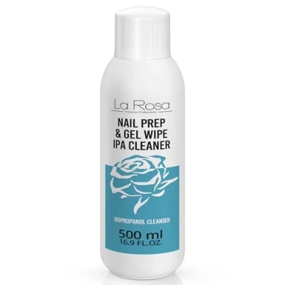 Abbildung von LaRosa Nagel Cleaner 500ml Isopropanol IPA Nagelentfetter Entfetter für Polish, Gele, Hybride und Pinsel Nail PREP &amp; GEL WIPE Gelnägel