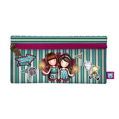 Abbildung von Santoro 1129GJ03 Gorjuss Fairground Schmaler Koffer Feuerwerk, 22 x 11 1,5 cm, blau