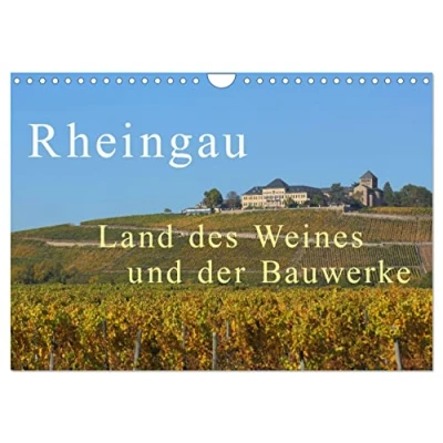 Abbildung von Rheingau Land des Weines und der Bauwerks (Wandkalender 2025 DIN A4 quer), CALVENDO Monatskalender