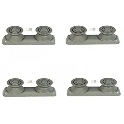 Abbildung von 4x TOP ORIGINAL Gorenje Korbrollenhalter Schiene Korbrolle Spülmaschine 244489