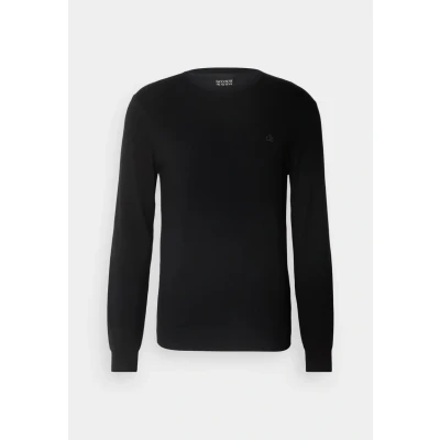 Abbildung von Scotch &amp; Soda Herren Core Viscose Crewneck Pullover Sweater, Schwarz, M EU