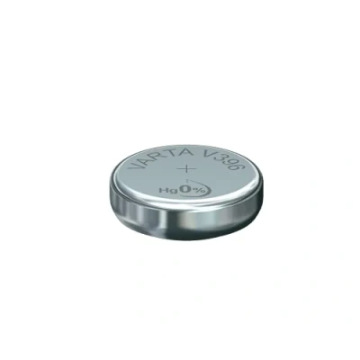 Abbildung von VARTA Silberoxid Batterie für Uhren, V396 (SR59), High Drain, 1,55 Volt, 25 mAh, Höhe: 2,6 mm, Durchmesser der Batterie: 7,9 Blister 396101111