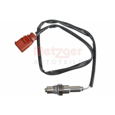 Abbildung von METZGER 0895680 Lambdasonde vor Katalysator Regelsonde VOLKSWAGEN: Polo V Schrägheck, Jetta 4, SKODA: Fabia 2 Combi, Roomster