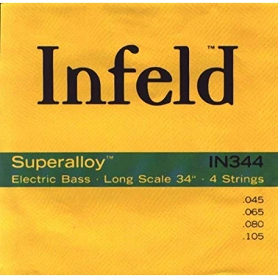 Abbildung von Thomastik Einzelsaite E .105 Stahlkern, Superalloy Umspinnung round wound IN34105 für Bass Infeld Satz IN344, IN345, IN346
