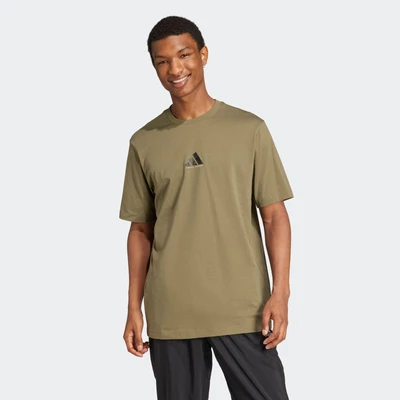 Abbildung von adidas Sportswear Codes Photoreal Graphic Tshirt print, Herren, Größe: Large, Olive strata
