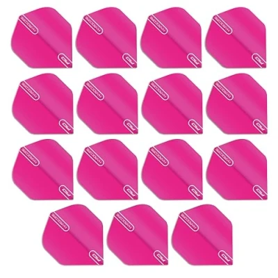 Abbildung von RED DRAGON Hardcore XT Colours Extra Thick Standard Dart Flights 5 Sets Per Pack (15 in total) (Fluoro Pink)