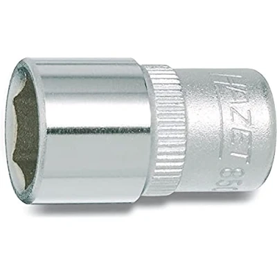 Abbildung von HAZET 850 7 Steckschlüsseleinsatz DIN3124, ISO2725 1 Chrom Vanadium Stahl gerändelt